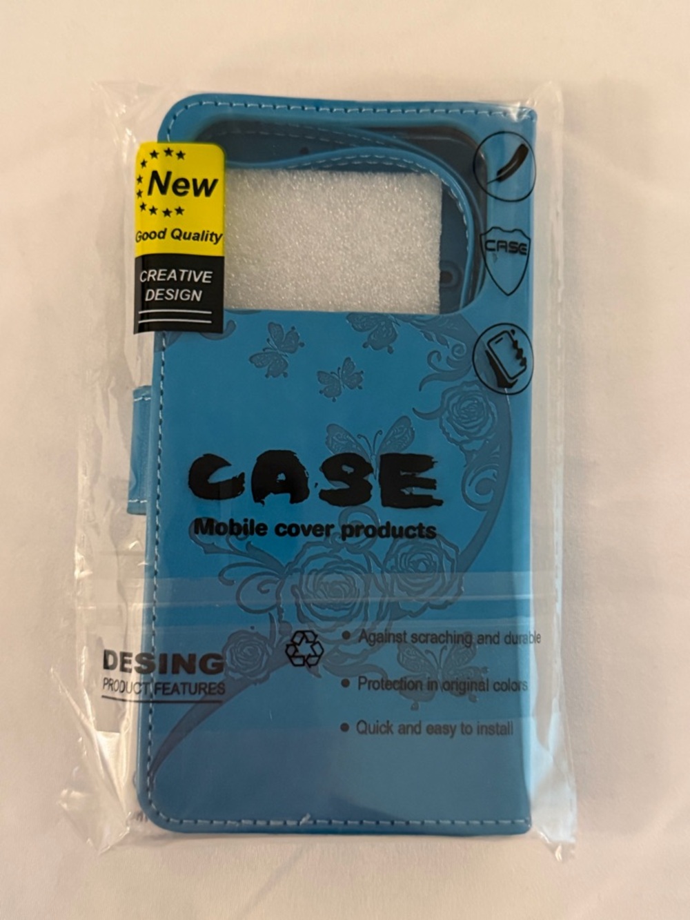 NWT~ iPhone 17 Pro Wallet Wristlet Case w/ RFID Protection~Teal - Picture 7 of 7